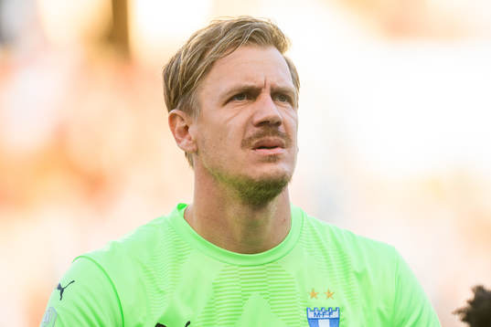 Malmö FFs målvakt Johan Dahlin