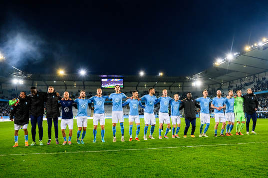 Malmö FFs spelare tackar publiken