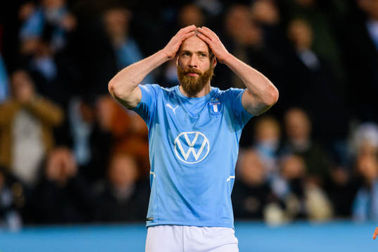 Malmö FFs Jo Inge Berget deppar