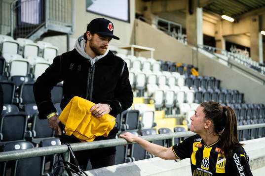Frölundas Rubin och Häckens Pauline Hammarlund