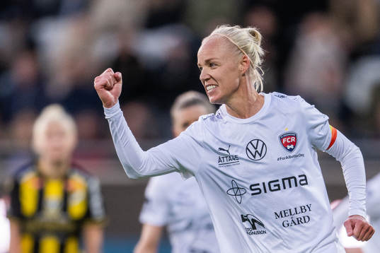 Rosengårds Caroline Seger jublar