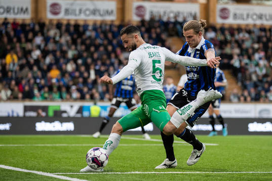 Hammarbys Mohanad Jeahze och Sirius Tim Björkström