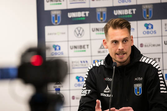 Sirius tränare Daniel Bäckström