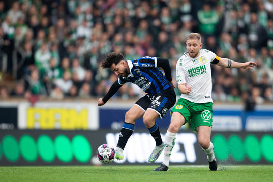 Sirius Moustafa Zeidan och Hammarbys Darijan Bojanic