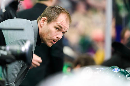 Färjestads tränare Tomas Mitell