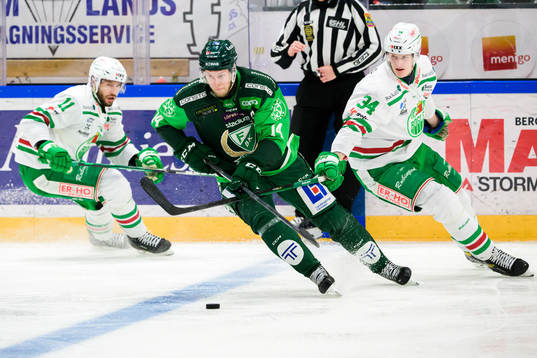 Rögles Mattias Sjögren, Färjestads Victor Ejdsell och