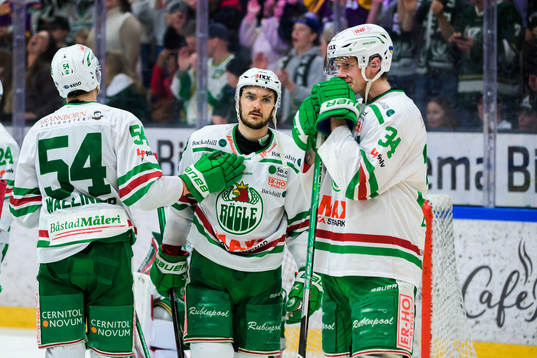 Rögles Brady Ferguson och Adam Edström deppar