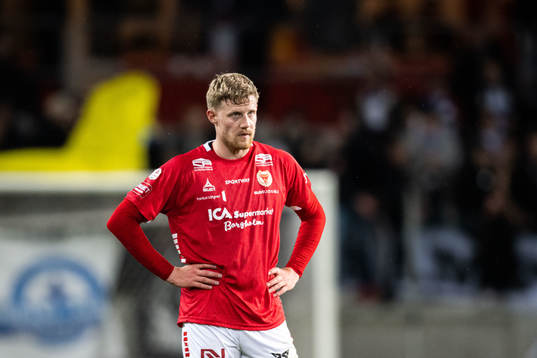 Kalmars Lars Sætra deppar