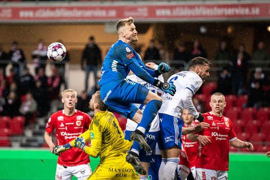 Kalmars målvakt Ricardo Friedrich