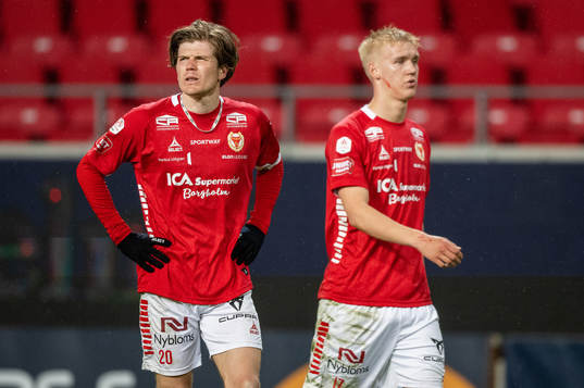 Kalmars Oliver Berg och Carl Gustafsson deppar