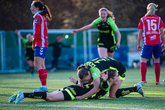 Ingrid Ryland of Brann celebrates