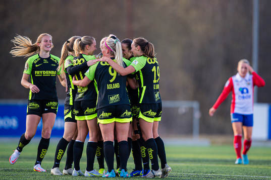Elisabeth Terland of Brann celebrates