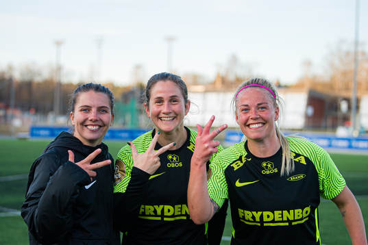 Cecilie Redisch Kvamme, Ingrid Ryland and Therese Sessy