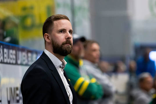 Björklövens tränare Viktor Stråhle