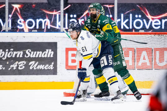 s Tommi Huhtala och Björklövens Daniel Rahimi