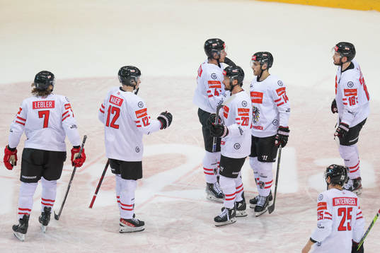 Players of Austria look dejected