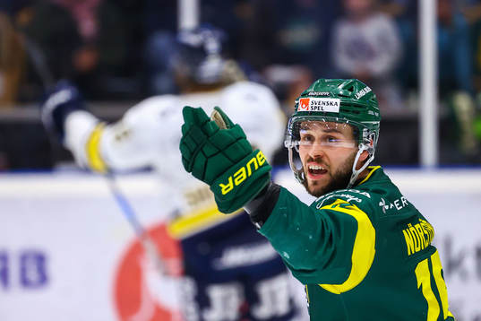 Björklövens Mattias Nörstebö reagerar
