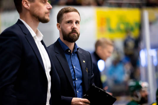 Björklövens tränare Viktor Stråhle