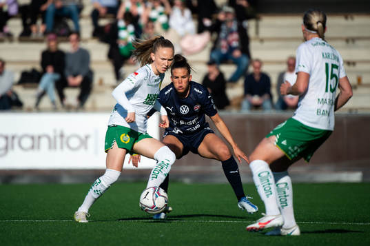 Hammarbys Matilda Vinberg och Elsa Karlsson