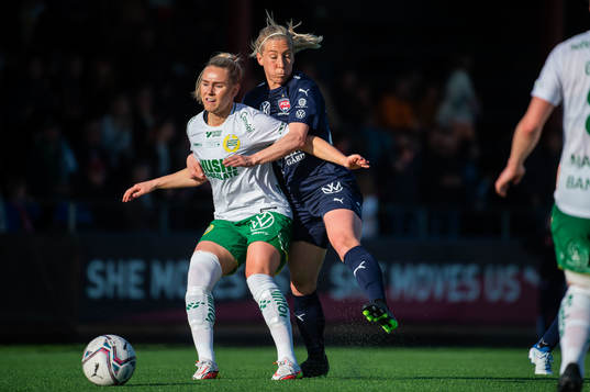 Hammarbys Emma Jansson och Rosengårds Mia Persson