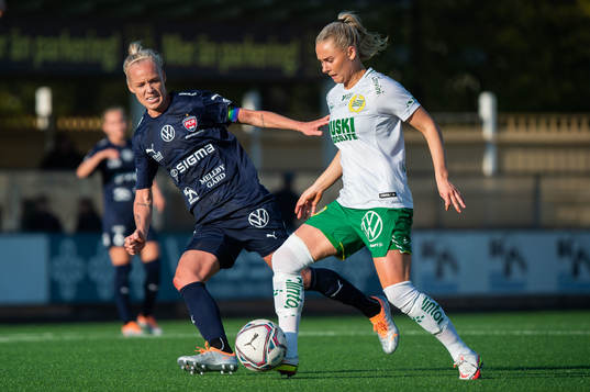 Rosengårds Caroline Seger och Hammarbys Emma Jansson