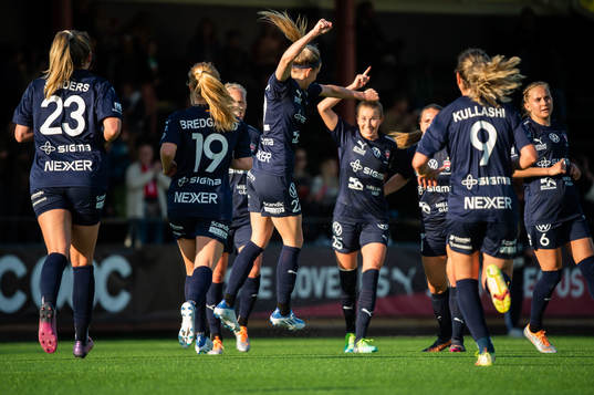 Rosengårds Olivia Schough jublar