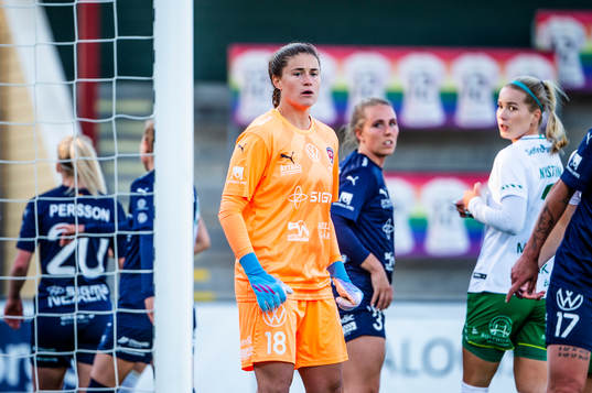 Rosengårds målvakt Teagan Micah