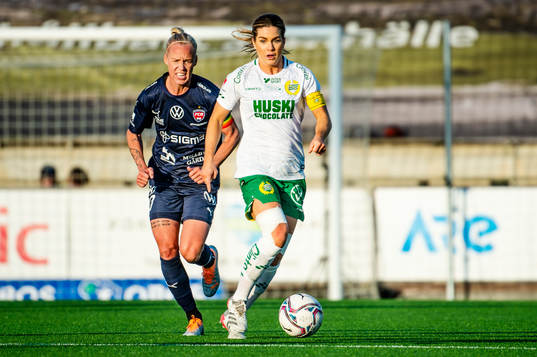Hammarbys Hanna Folkesson mot Rosengårds Caroline Seger