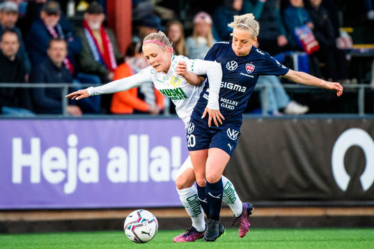 Hammarbys Adelina Engman mot Rosengårds Mia Persson