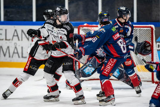 Hudiksvalls Lukas Enqvist och Halmstads Ludvig Levinsson