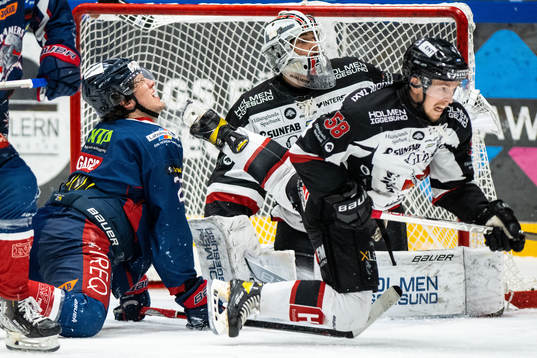 Halmstads Victor Gagi och Hudiksvalls Filip Lander