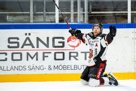 Hudiksvalls Johan Lindholm jublar