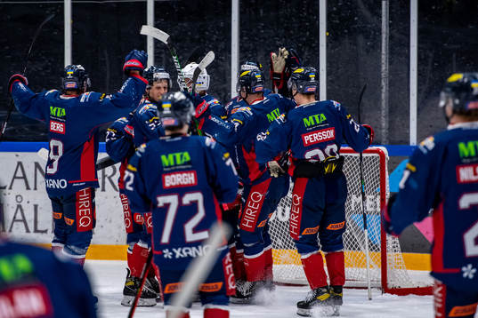 Halmstads spelarna jubla