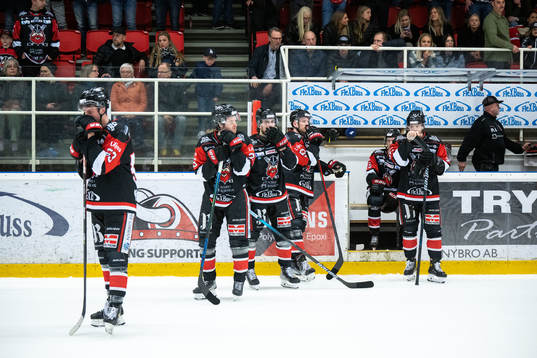 under kvalet till Hockeyallsvenskan mellan Nybro och