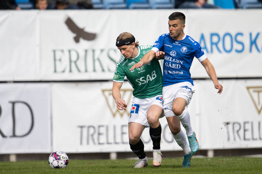 Trelleborgs Haris Brkic och Brages Douglas Karlberg