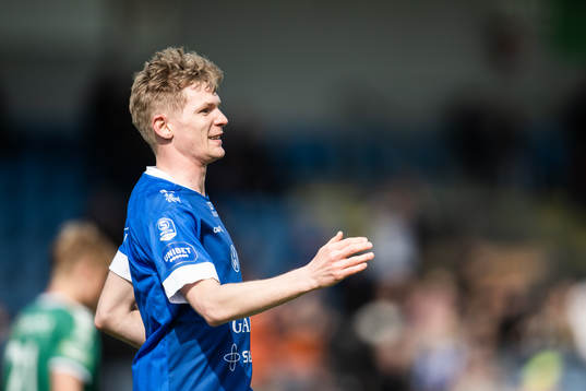 Trelleborgs Fritiof Björkén jublar