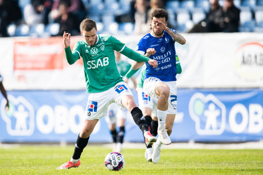Trelleborgs Tom Wassholm och Brages Niklas Söderberg
