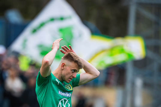 Jönköpings Daniel Strandsäter deppar