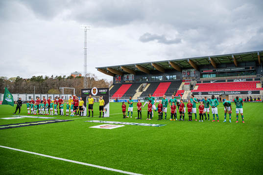 Brommapojkarnas och Jönköpings spelare
