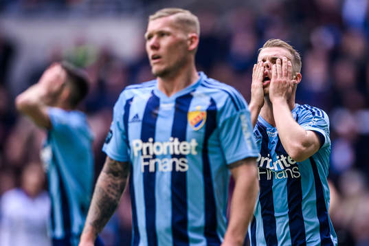 Djurgårdens Elias Andersson deppar