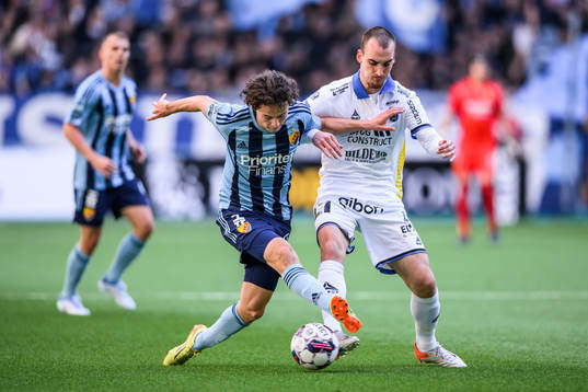 Djurgårdens Leo Cornic och Sirius Adam Hellborg