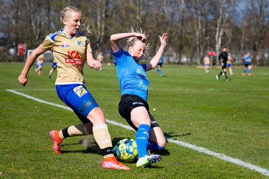 Södra Sandbys Linnea Philipsson och Halmstads Saga Holm
