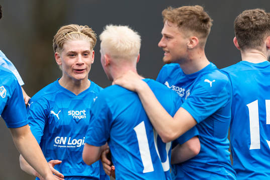 Halmstads spelare jublar