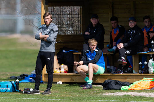 Halmstads tränare Max Lindén