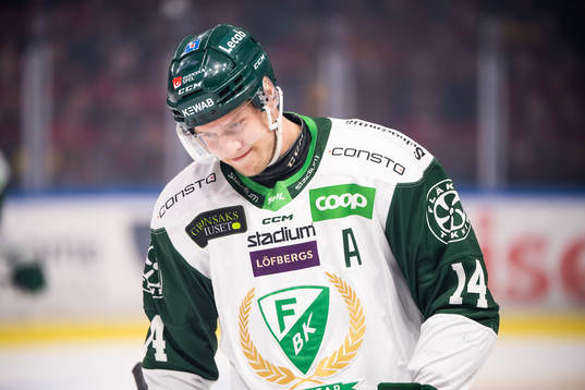 Färjestads Victor Ejdsell deppar