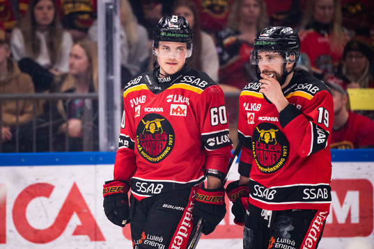 Luleås Julius Honka och Konstantin Komarek deppar