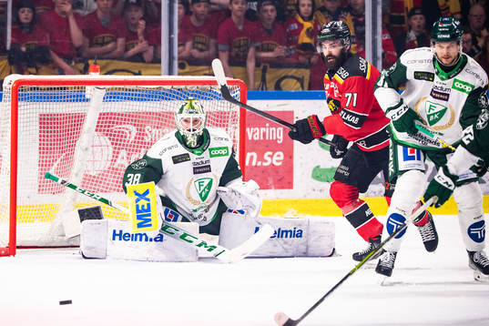 Färjestads målvakt Dominik Furch