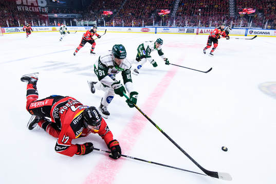 Luleås Isac Brännström och Färjestads Theodor Lennström