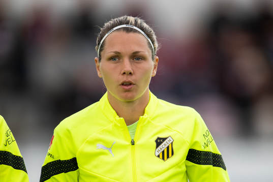 Häckens målvakt Jennifer Falk