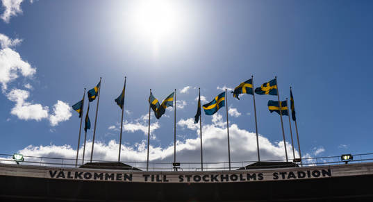 Vy över Stockholms Stadion